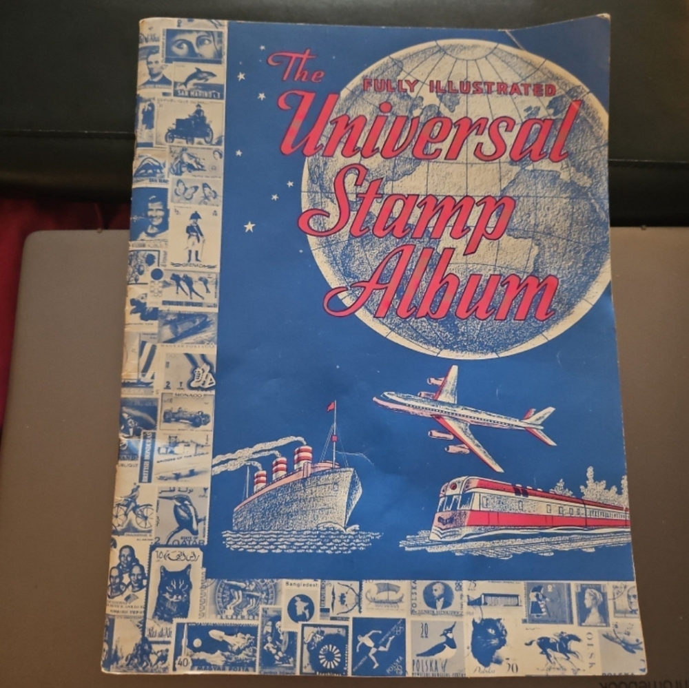 1974 Stamp Album with 1901 - Stamps Universal  FINAL